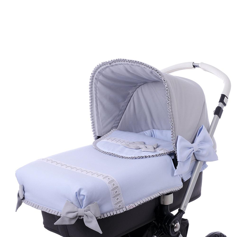 Colcha Capazo A Medida Carro Bebé Valencia Pasacintas By Nanetes - Nanetes #